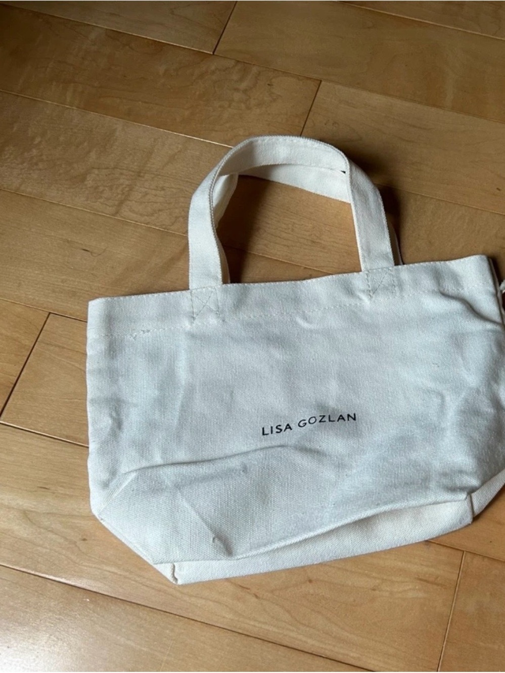 White Small Canvas Tote Bag